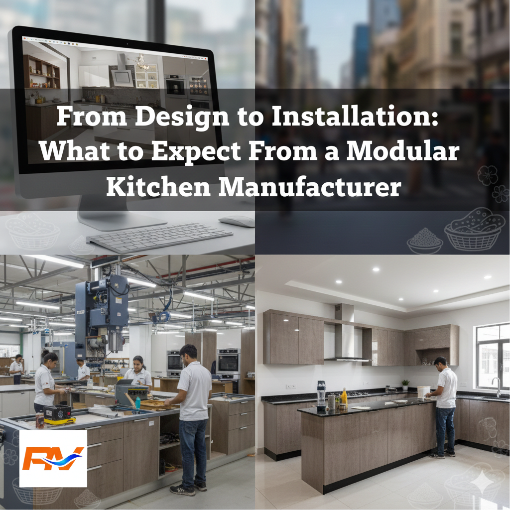 From Design to Installation: What to Expect from a Modular Kitchen Manufacturer