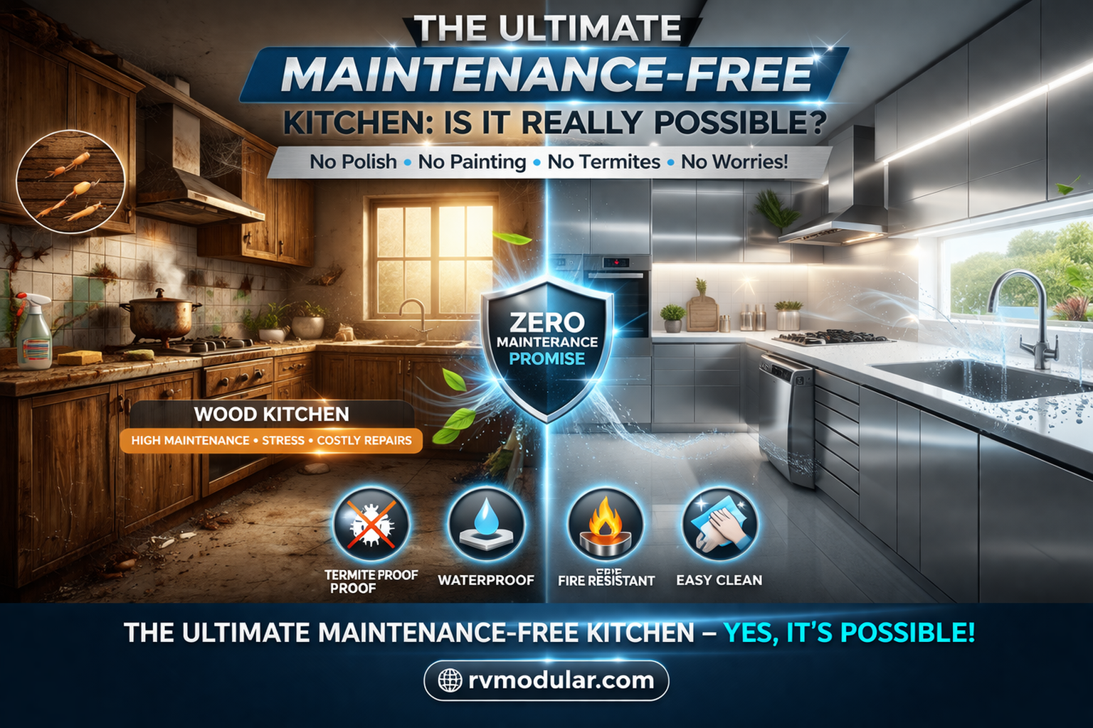 The Ultimate Maintenance-Free Kitchen: Is It Really Possible?